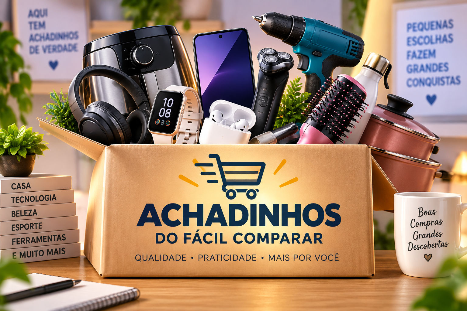 Achadinhos do Fácil Comparar com produtos de várias categorias