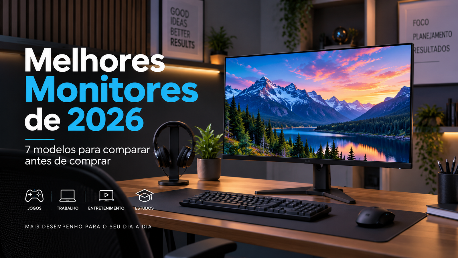 Melhores monitores de 2026 para comparar antes de comprar