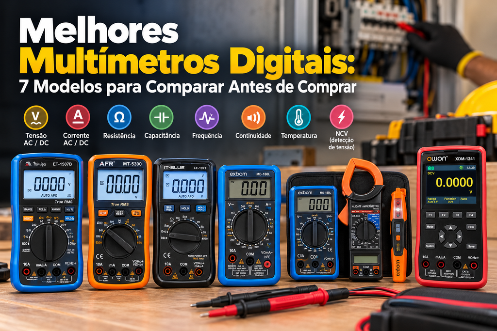 Melhores multímetros digitais: 7 modelos para comparar antes de comprar