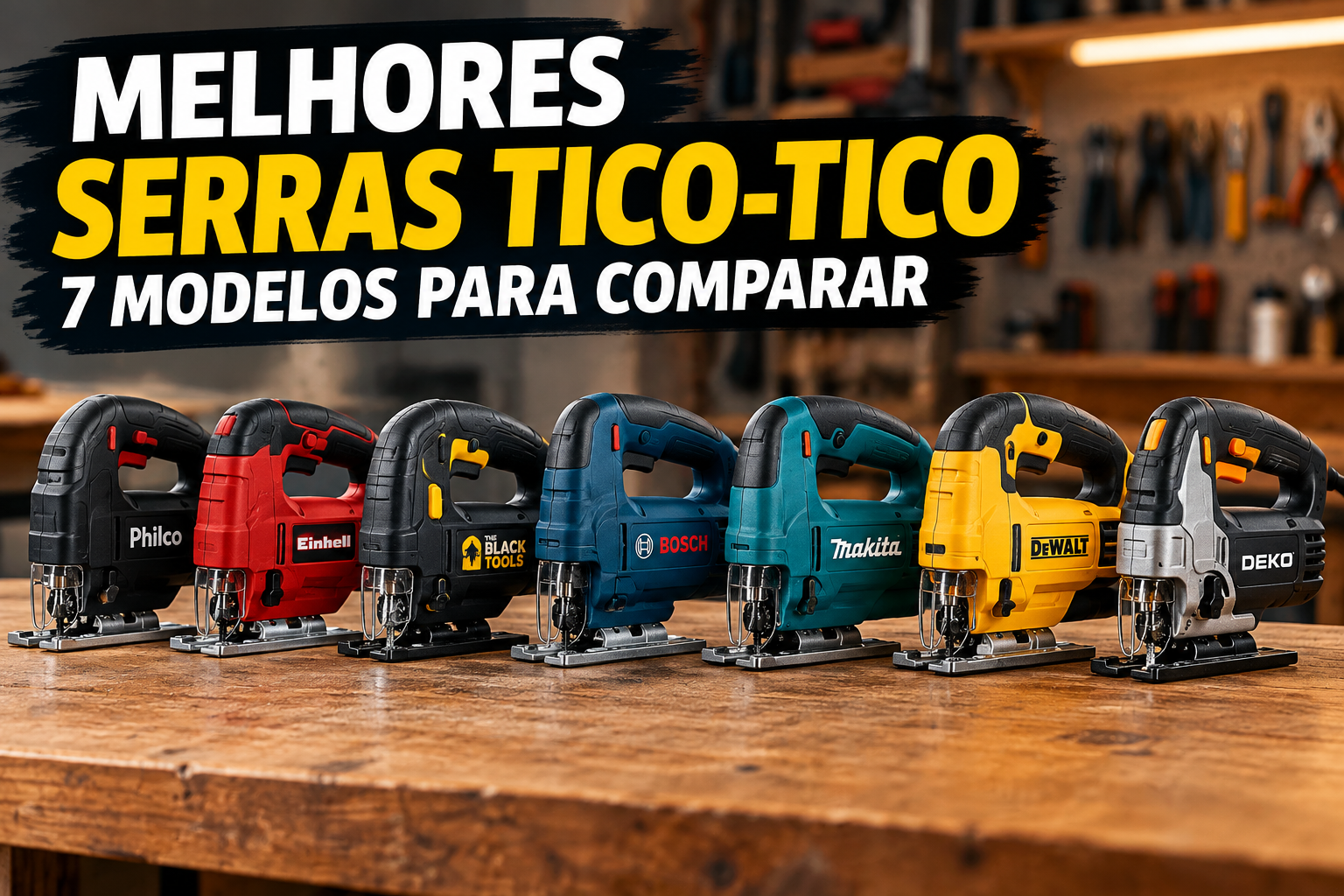 Melhores serras tico-tico com 7 modelos para comparar